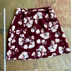 Bobeau Floral Skirt